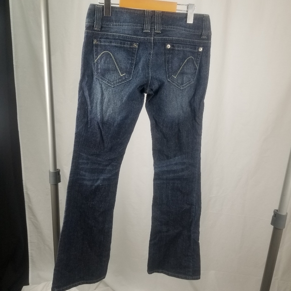 Guess Jeans Riviera Flared Low-Rise Jeans - Picture 3 of 4